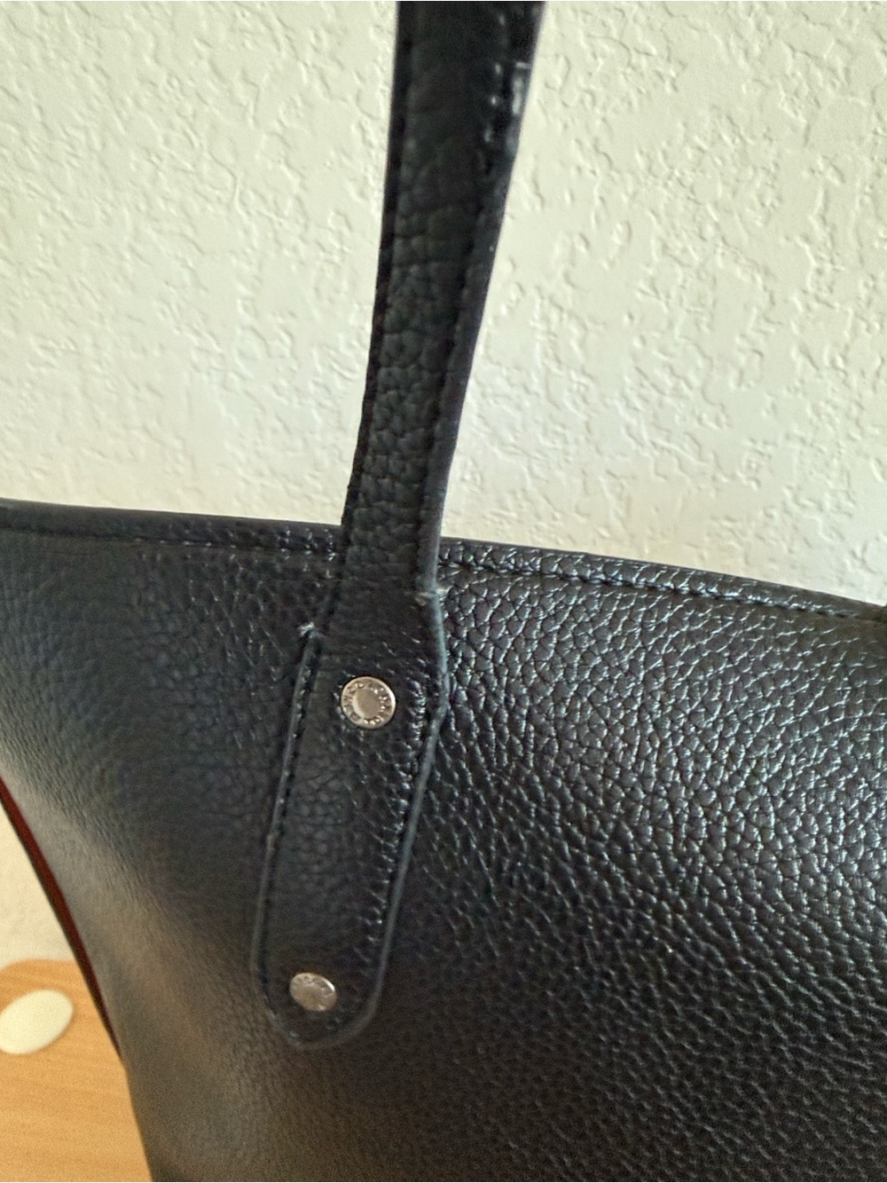 Coach Black Rocket Motif Tote with Orange Interior and Patch Accents - Picture 6 of 10